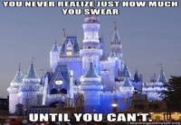 Disneyland ja kiroilu