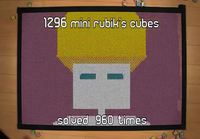 Timelapse animaatio rubikin kuutioista