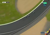 Moto3 kilpailussa kaatumisia