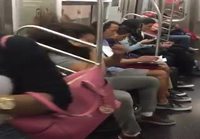 New Yorkin metroissa tapahtuu