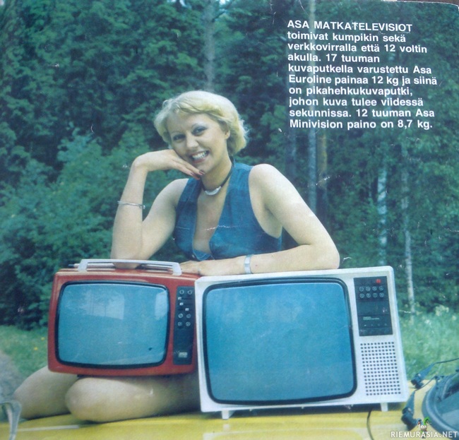 ASA matkatelevisio - Vanhoja mainoksia 1970-luvulta.