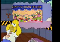 Homer Simpsons Clown College Ad gets to Homer