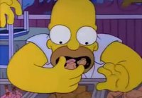 Homer Simpson buffetissa