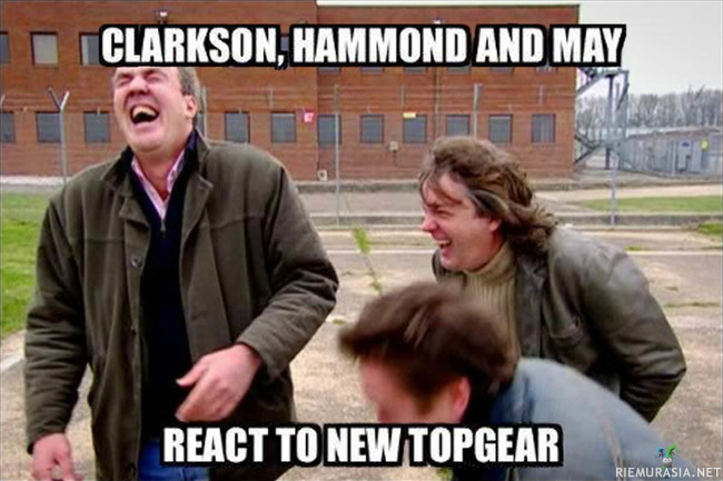Clarkson, Hammond ja May katsoo ekan jakson uutta Top Gearia - Kuvaa täsmälleen omia tuntemuksiani uudesta Top Gearista