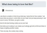 What does being in love feel like?