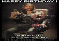 Hyvää syntymäpäivää Lemmy!