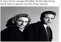 Mulderin ja Scullyn faceswap