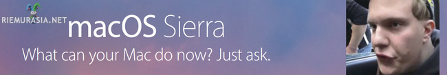 macOS Sierra jättää sen - macOS Sierra jättää sen. Jonnet ei tiedä. Valitettavasti ollaan jo eellä.