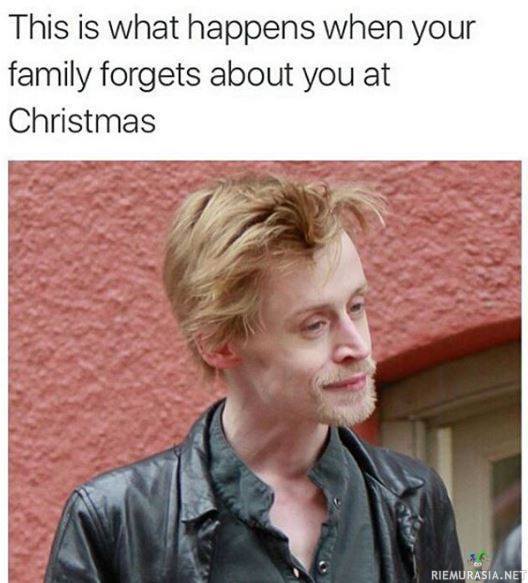 Kun perhe unohtaa sinut jouluna - Näin siinä käy