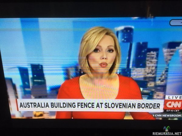 Australia rakentamassa aitaa - CNN laatujournalismia 