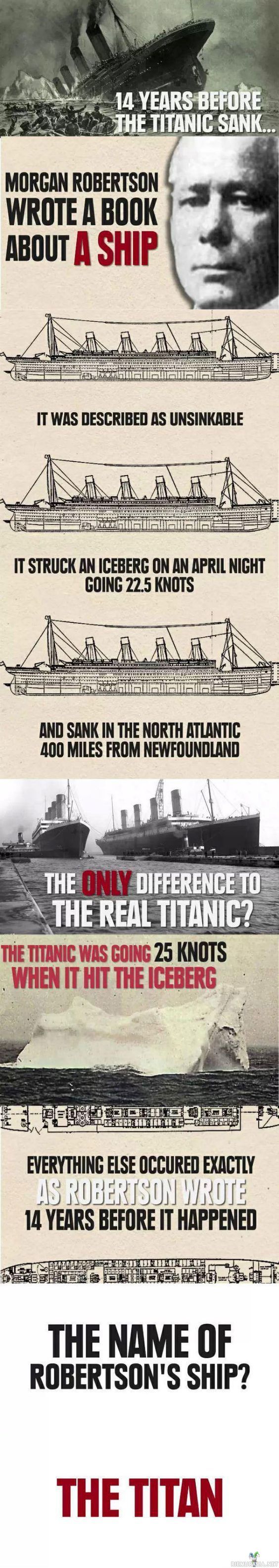 Kirja ennen Titanicin uppoamista - *folion rapinaa*