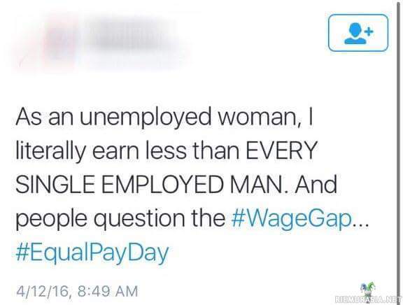 Equal pay  - Wtf?! 