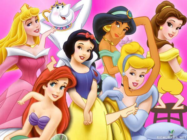 Disneyn prinsessat - Kuva muuttuu oudommaksi mitä tarkemmin sitä katselee