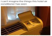 Hotellihuoneen ilmastointilaite