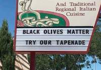 Black olives matter!
