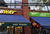 Subway ehdottelee