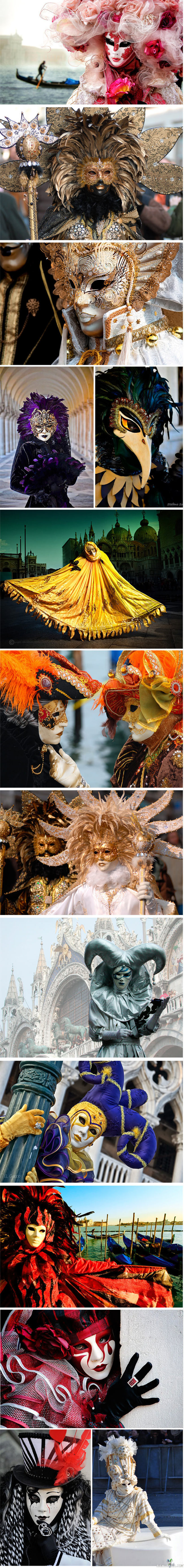 Venetsian naamiokarnevaalin asuja - Venetsian karnevaali (Carnevale di Venezia) on yksi tunnetuimmista ja suosituimmista tapahtumista Venetsiassa, Italiassa. Karnevaali houkuttelee Venetsiaan paljon matkailijoita. Tarkka turistien määrä näinä päivinä Venetsiassa kukaan ei tiedä, mutta uskotaan, että karnevaalin aikana kaupungissa vierailee kolme miljoonaa ihmistä.