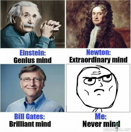 Some are genius - and some are not.