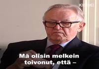 Presidentti Martti Ahtisaari kommentoi Paavo Väyrysen uutta puoluetta