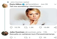 Paris Hilton kyselee