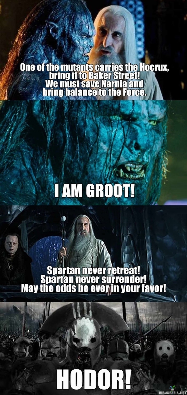 Sekava tarina - Harry X-men ja Isengardin vanki