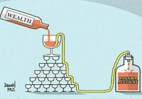 How trickle down economics really works