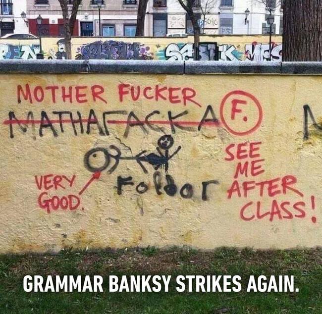 Grammar Banksy - Kieliopin opetusta graffitien keinoin