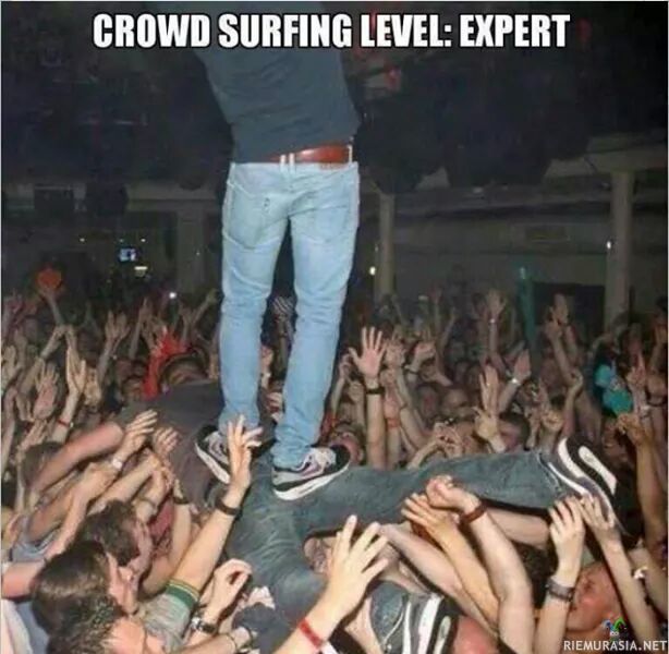 Yleisö surfausta - Level expert