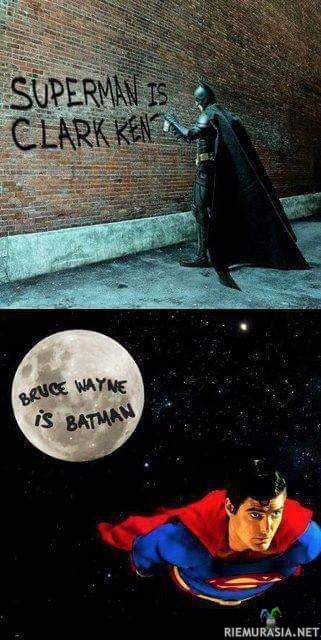 Sankarit jekkuilee - Batman vs superman