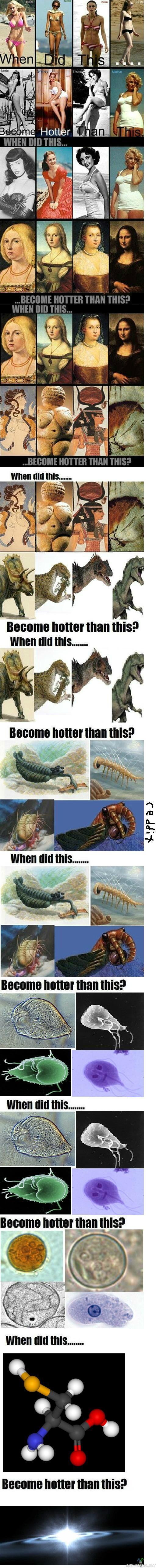 When did this become hotter than this? - we need to go deeper