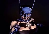 Black Lantern Batman body paint