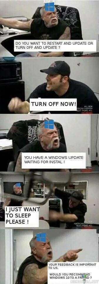 Windowsin päivitys