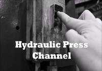 Hydraulic press channel crushing adamantium.