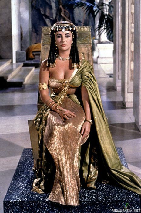 Elizabeth Taylor Cleopatrana (1963) - Niilin kuningatar