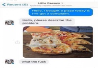 Asiakkaan pizzaongelma