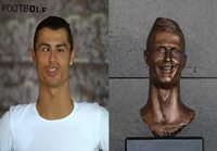 Jos Ronaldo näyttäisi oikeasti samalta kuin hänestä tehty näköispatsas