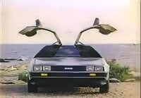 DeLorean mainos vuodelta 1981