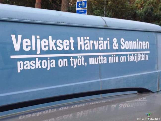 Paras slogan ikinä - Veljekset Härväri & Sonninen 