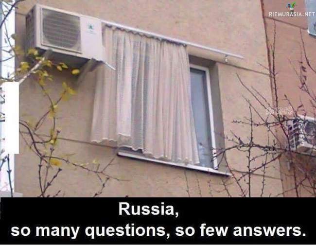 Venäjä - Niin monia kysymyksiä ja niin vähän vastauksia