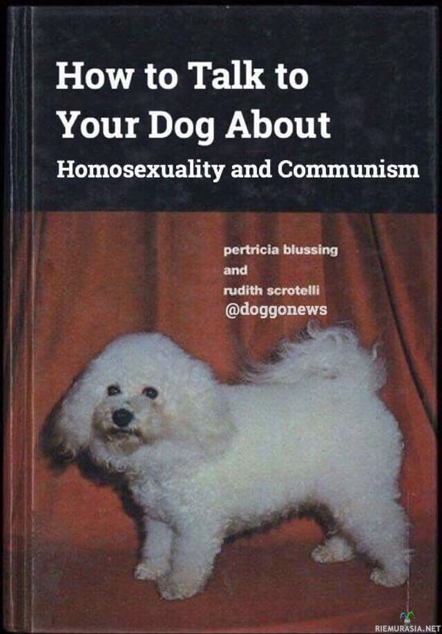 Kirja, joka ei jätä ketään kylmäksi - Kuinka kertoa koirallesi homoseksuaalisuudesta ja kommunismista