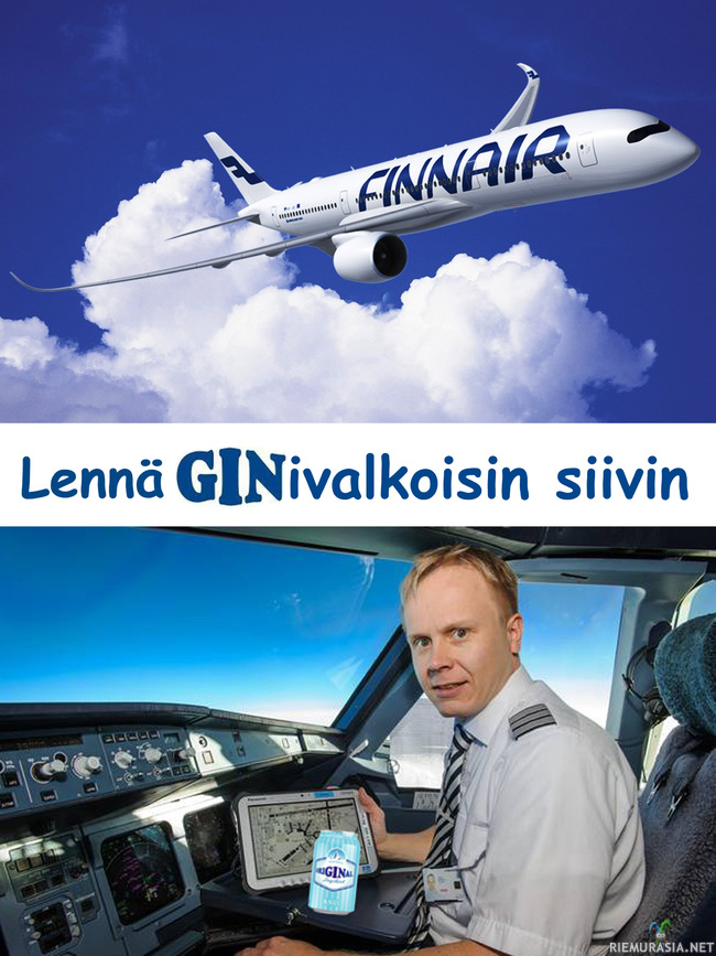 Finnair - Lennä GINivalkoisin siivin. - https://www.iltalehti.fi/kotimaa/201808162201142415_u0.shtml