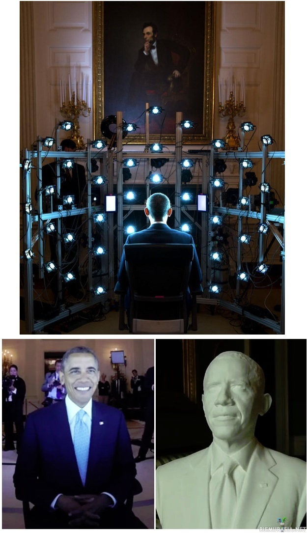 Obama 3D portrait