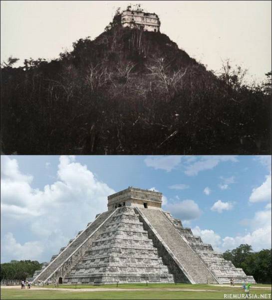 Chichén Itzá - Ennen ja jälkeen löytymistä