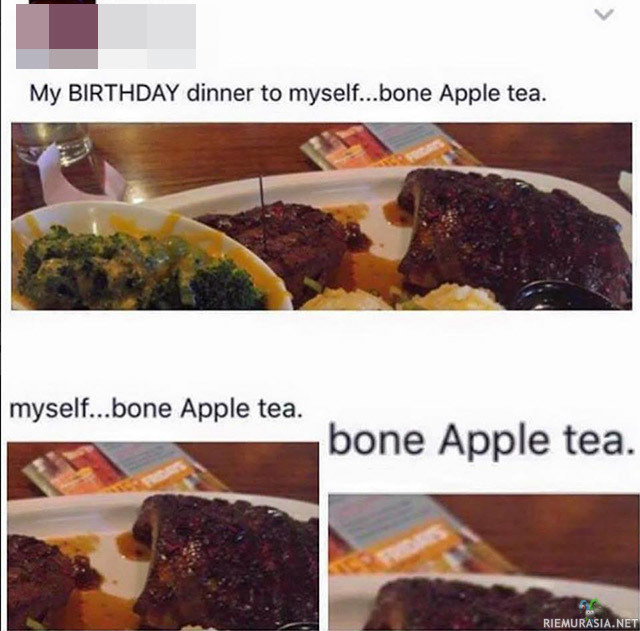 bone Apple tea
