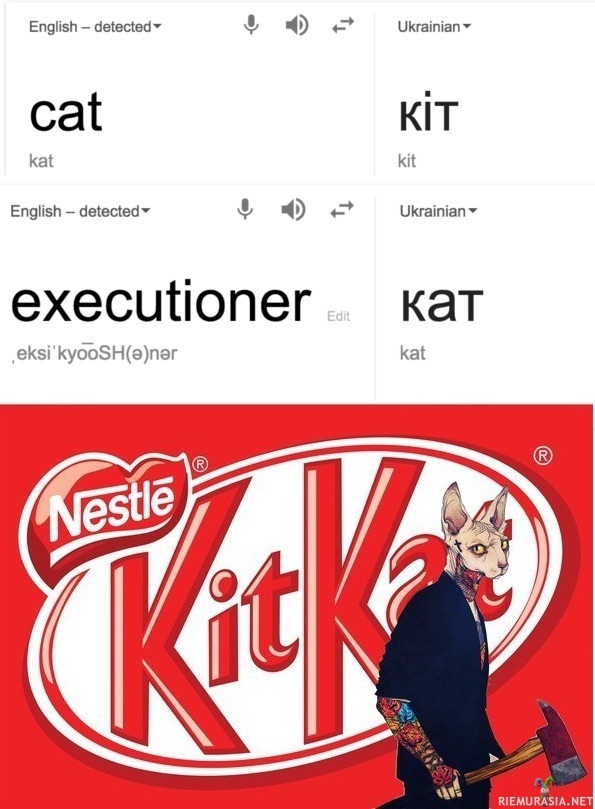 KitKat ukrainalaisittain