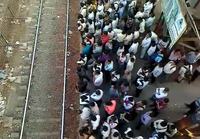 Normipäivä intialaisella juna-asemalla