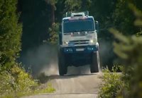 Kamaz truck vs Rally car Jump