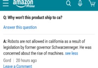 Robotit kielletty kaliforniassa