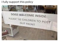 Koirat tervetulleita