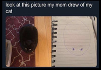 Äitee piirs kissan
